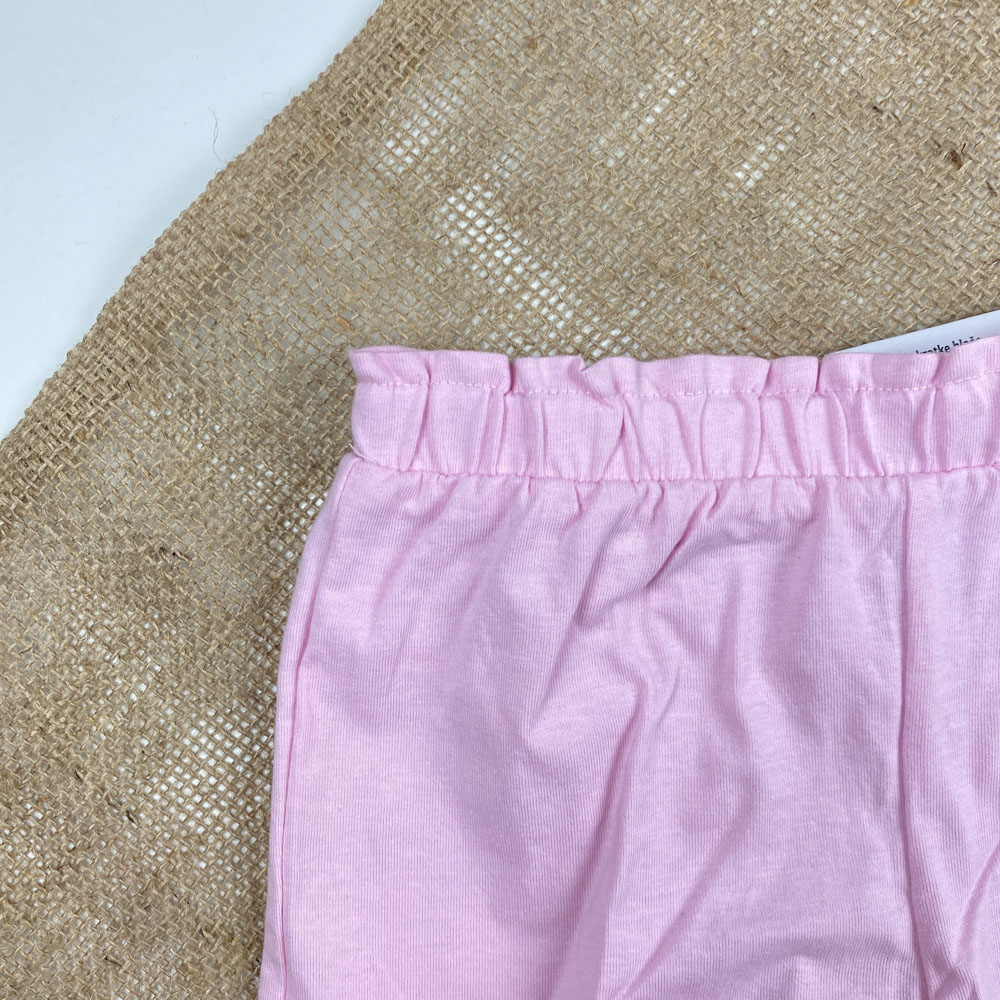 شلوارک دخترانه برند لوپیلو طرح گل صورتی کمرنگ - 2 تا 4 سال