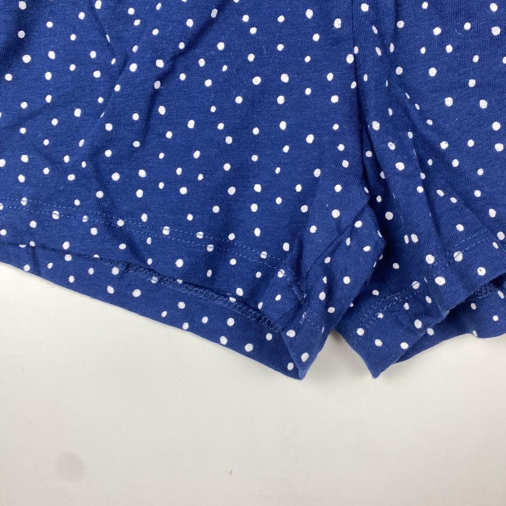 ست تاپ شلوارک دخترانه حلقه ای برند لوپیلو طرح خال خالی یقه گرد سرمه ای رنگ - Image 8