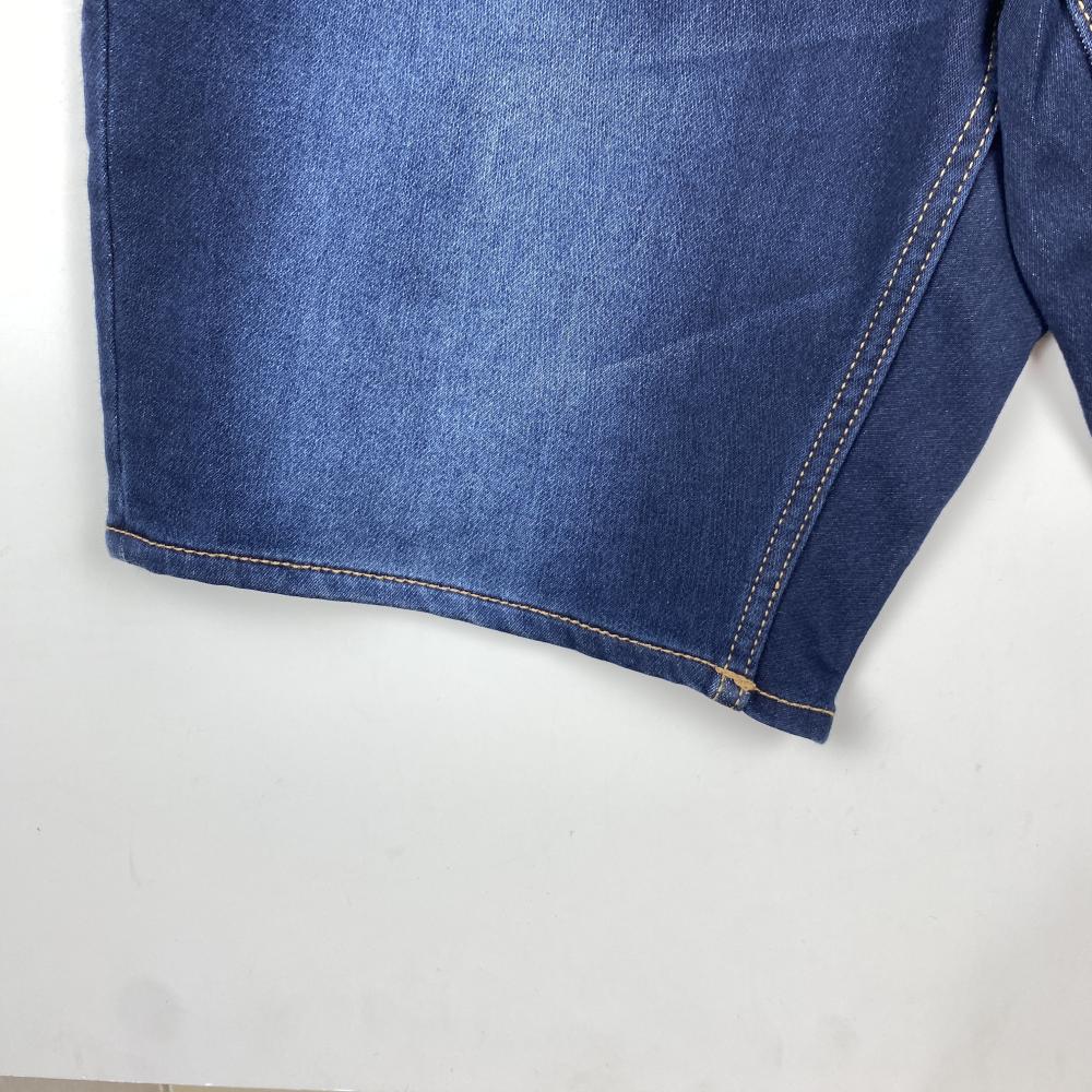 شلوارک اسپرت طرح کمر دکمه جیب دار سرمه ای رنگ - تصویر 6