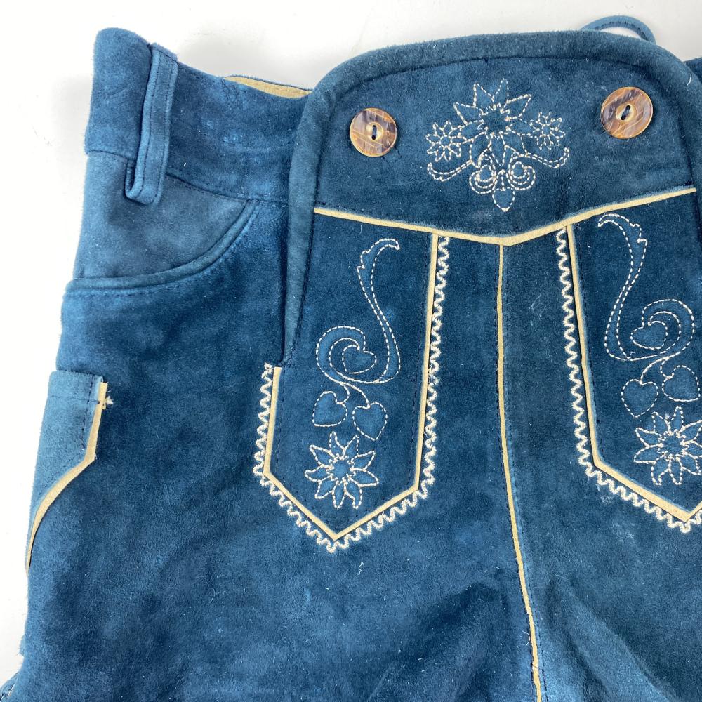 شلوارک اسپرت برند esmara طرح گل سنتی بندی سبز کله غازی رنگ - تصویر 8