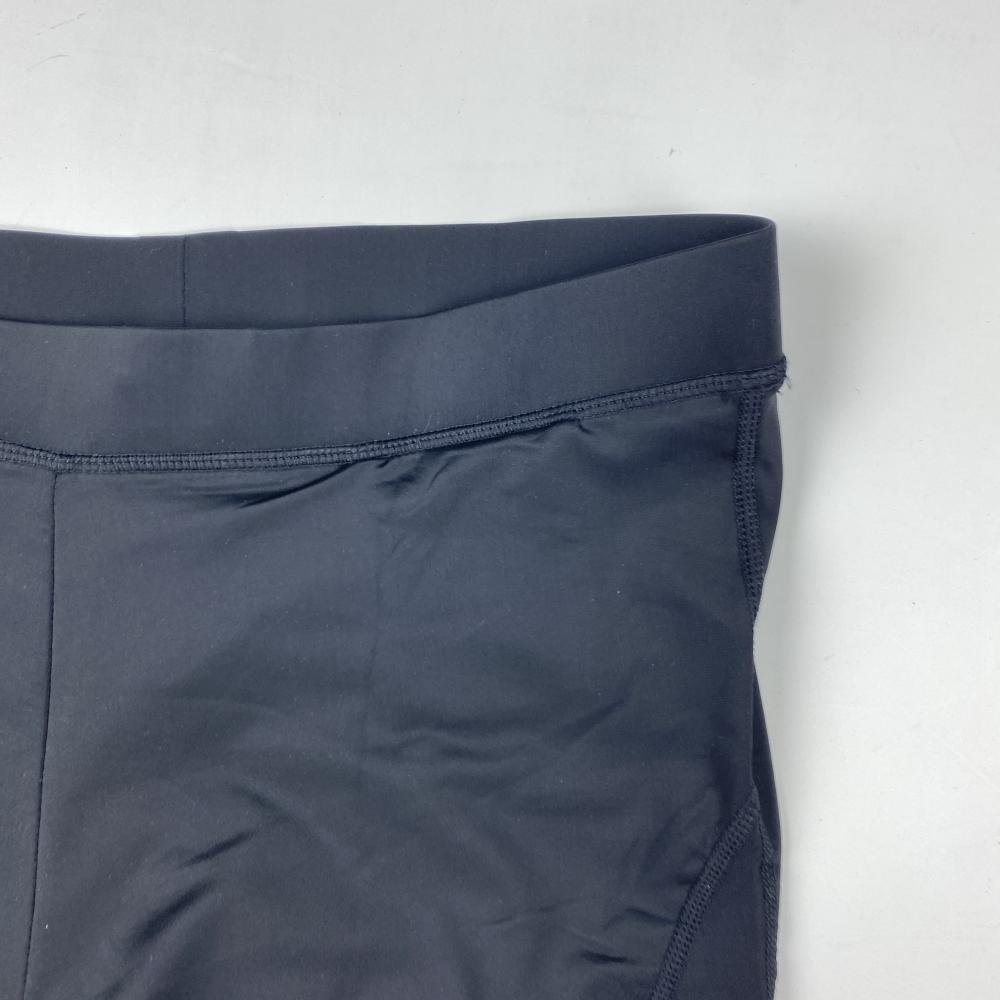 شلوارک دوچرخه سواری اسپرت طرح ساده کمرکش مشکی رنگ - تصویر 4